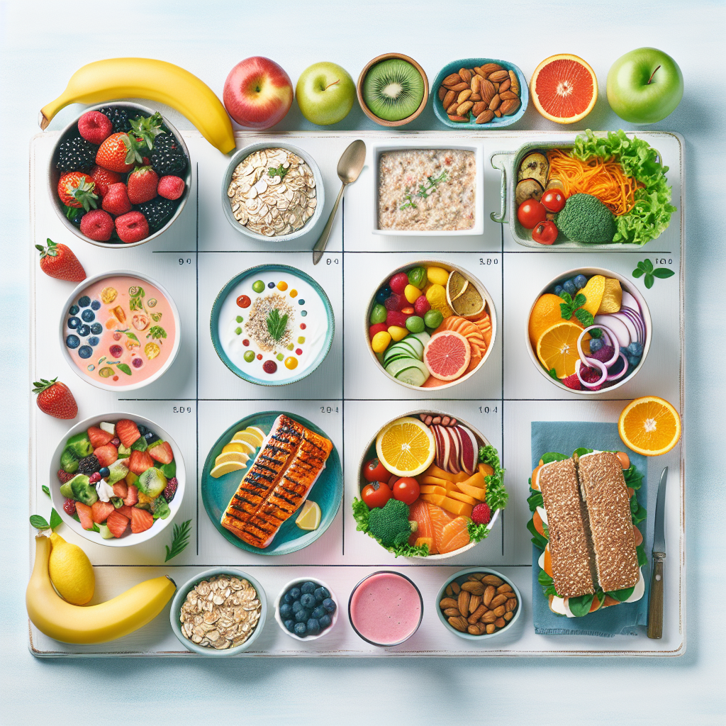 Menu Makanan Sehat Satu Minggu untuk Hidup Lebih Bugar