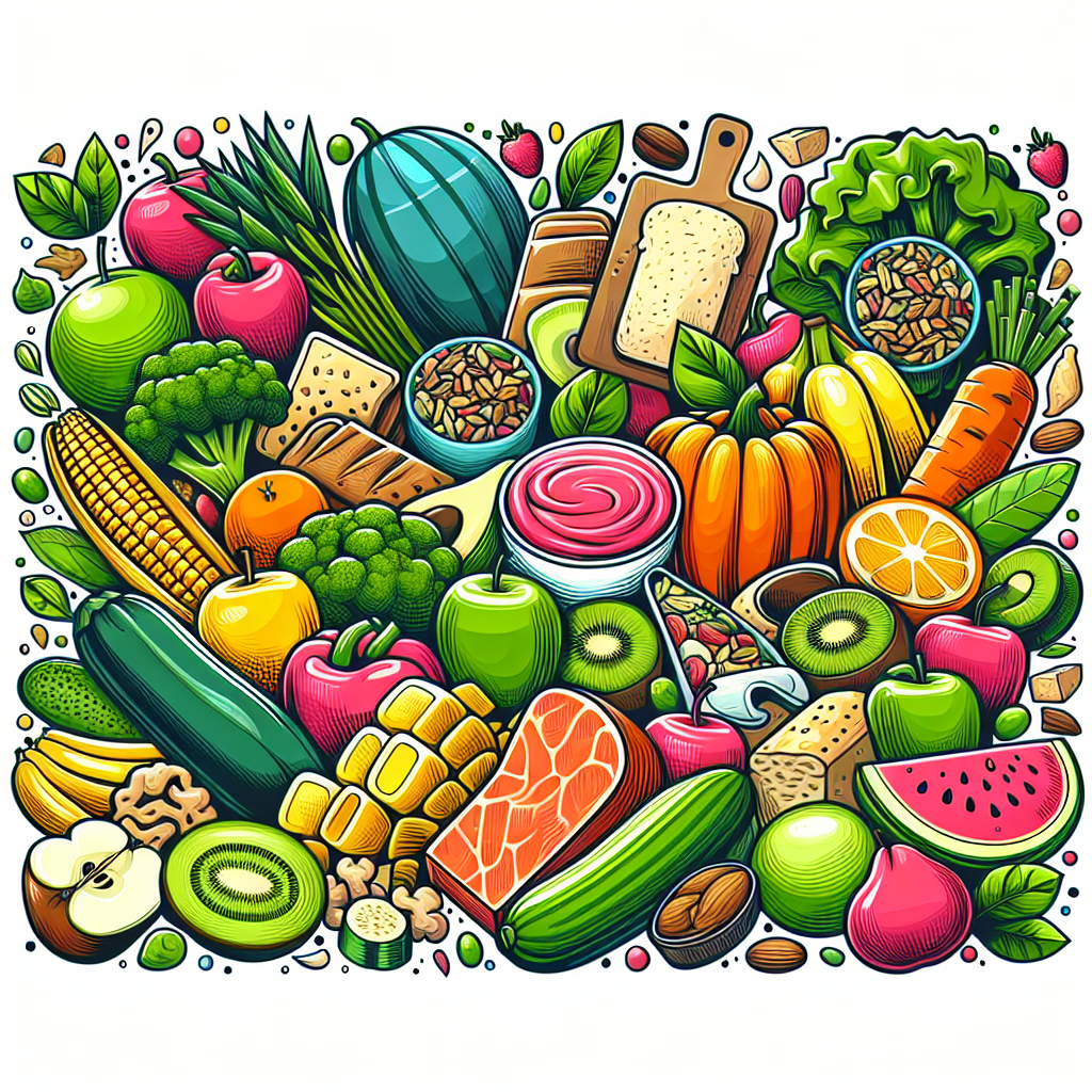 Kreasi Poster Makanan Sehat Kartun untuk Inspirasi Gaya Hidup Sehat